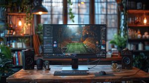 Football on computer